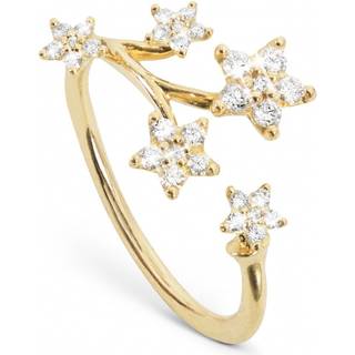 OLE LYNGGAARD COPENHAGEN Shooting Stars 18 kt guld ring med 30 brillanter - Str. 50