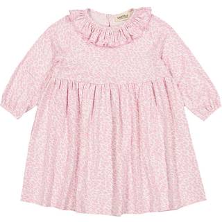 Diora Frill Kjole, Pink Leo, 104 cm