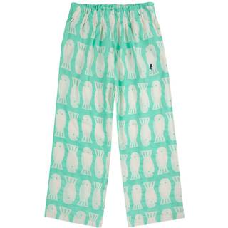 Bobo Choses Lucky Fish All Over Vævede Bukser Light Green 8-9 Y  Grøn  8-9 år  mand