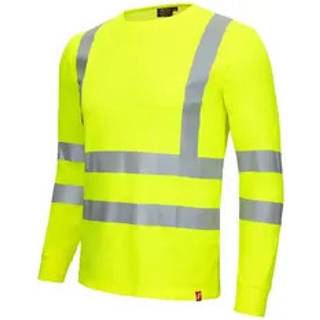 Nitras 7009  MOTION TEX VIZ gul langærmet t-shirt polyester bomuld