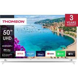 Thomson 50" 4K UHD Android TV 50UA5S13W, hvid ➞ På lager - klar til levering