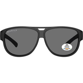 Montana Briller FO6 Polarized FO6 62 Solbriller Mænd Black - Matte Black - 62mm
