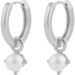 SNÖ Of Sweden Lucy Ring Pendant Earrings Silver White Onesize