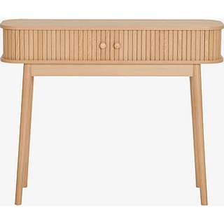 Nikko Konsolbord - Konsolbord, 2 Låger, Natur&Nbsp; 100X30X80 Cm