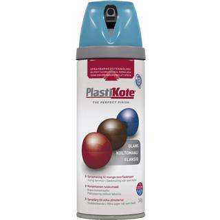Borup Twist & Spray Blank, Turkisblå