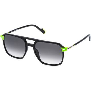 Sting SST559V 700Y 55 Solbriller Mænd Black - Shiny Black Neon Green Laminate - 55mm