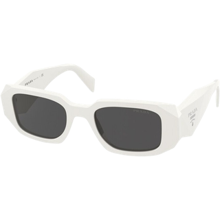 Prada PR 17WSF Symbole Asian Fit 1425S0 51 Solbriller Kvinder Hvid - Talcum White - 51mm