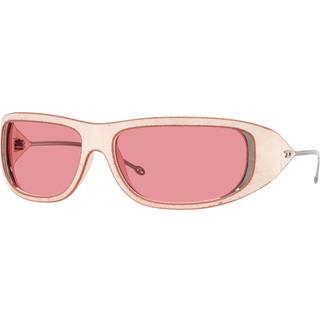 DIESEL Unisex DL3001 512/9L Solbriller Injiceret Rosa Rosa Rund Spejlet