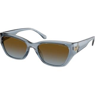 Michael Kors Kvinde MK2242D PEARL RIVER 401413 Solbriller Injiceret Blå Brun Geometrisk Normal Skygge