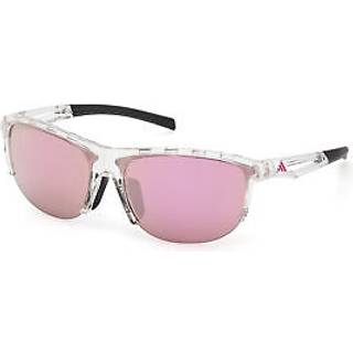 Adidas SP0112 26Z 66 Solbriller Mænd Krystalklar - Clear - 66mm
