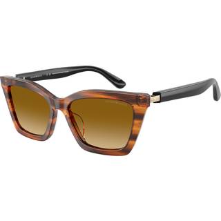 Emporio Armani Kvinde EA4250U 62682L Solbriller Acetat Gul Gul Sommerfugl Normal Skygge