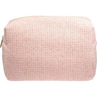 DARK Tweed Make-Up Pouch Large Light Rose