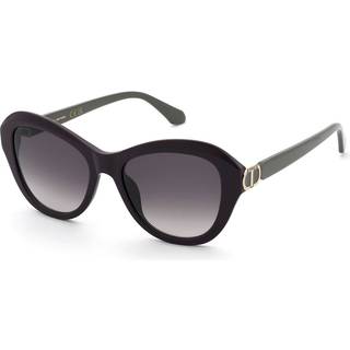 Twinset Kvinde STW097 09FD Solbriller Acetat Violet Brun Sommerfugl Normal Skygge