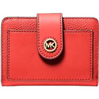 MK Mercer Small Leather Wallet - Red - Michael Kors - ONE SIZE
