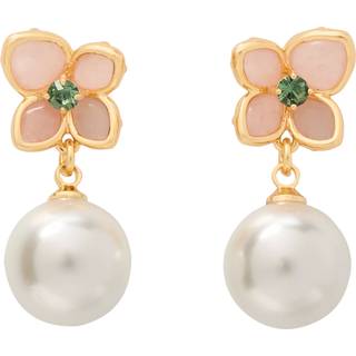 kate spade new york kate spade new york Gold Pearl Flower Drop Earrings