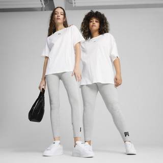 Women&#39;s Puma ESS No. 1 Logo Leggings, Gray, Size XS, Clothing - Light Gray Heather - XS