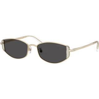 Swarovski Kvinde SK7035D 401387 Solbriller Metal Guld Grå Rund Normal