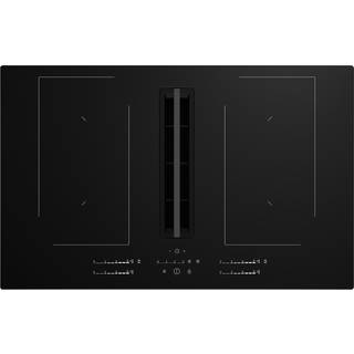 Blomberg MHX741710N Kogeplade Med Indbygget Emhætte - Farve: Sort