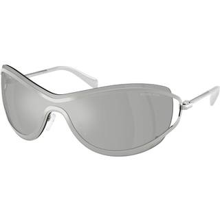 Michael Kors Kvinde MK1166 LA PRAIA 19038V Solbriller Metal Sølv Sølv Geometrisk Spejlet