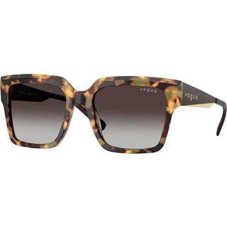 VOGUE EYEWEAR Kvinde VO5553S 26058G Solbriller Acetat Skildpadde Grå Firkantet Normal Skygge