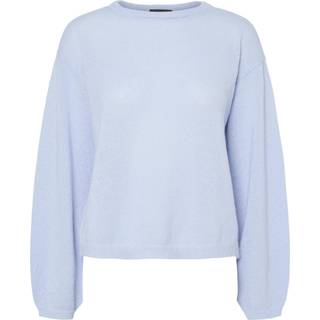 Pieces - Pcida Ls O-Neck Knit Pwp Mm - 4742185 Cashmere Blue