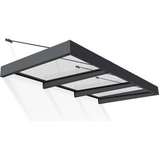 Canopia by Palram Sophia XL 3000 dørbaldakin, antracitgrå - 4m²