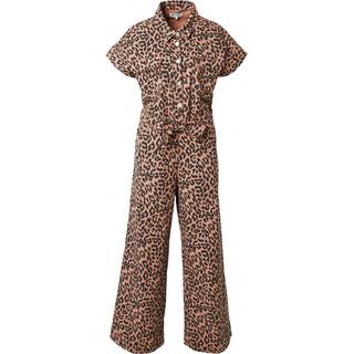 Lollys Laundry Mathildell Jumpsuit Ss Bukserdragter 25199-4001 72 Leopard Print (L)