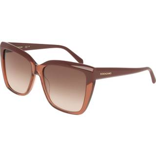 Ferragamo Kvinde SF1102S 619 Solbriller Acetat Firkantet Normal