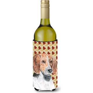 Engelsk Foxhound Fall efterlader vinflaske drikkevarerisolator drik isolator hugger
