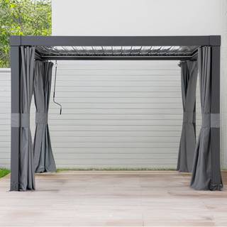 Sunjoy gardin til pergola matterhorn 306 x 306 cm