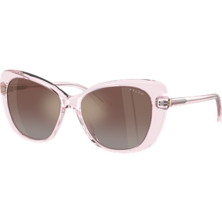 Ralph by Ralph Lauren RA5329U 61906K 56 Solbriller Kvinder Lyserød - Transparent Shiny Blush Pink - 56mm