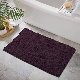 Luxurux Bath Mat-Extra-Soft Plush Bad Bruser Badeværelse Rug 1 '' Chenille Microfiber Material Super Absorberent Shaggy Bath Rug. Maskinvask & tø