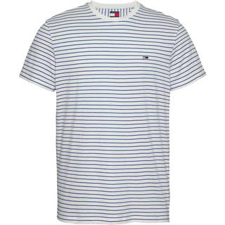 Tommy Jeans Slim Fit Stripe T Shirt Ecru