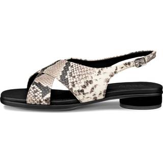 ECCO Sculpted Alba 25 - Højhælet sandaler i læder til damer - Beige - Size: 36 (UK 3.5-4)