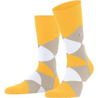 Burlington Clyde Cotton Sock - Mustard - Str 40/46