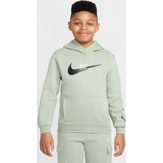 Nike -hættetrøje i fleece til større børn - grøn - S