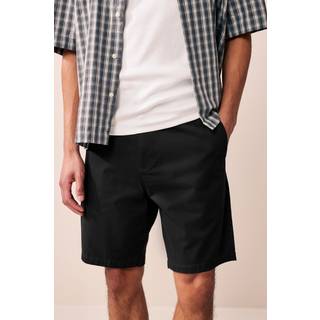 Next Black/Navy/Charcoal Straight Fit Stretch Chinos Shorts 3 Pack