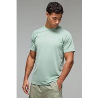 Mens Sage Man Active Gym Lightweight Marl T-Shirt