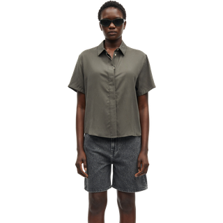 Mina S/S shirt 14028 W Beluga (S)