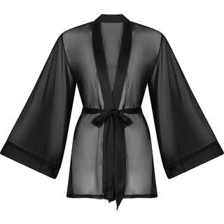 Hunkemöller Kimono Maxime Tulle sort - M/L