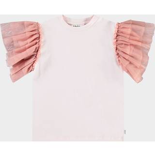 Molo Robyn Short Sleeve T-Shirt Charlotte Pink 122 cm  Lyserød  122 cm  kvinde