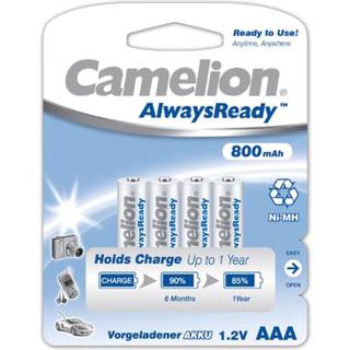 Camelion HR03 Micro AAA AlwaysReady, Ni-MH Batteri 4er Blister 800mAh