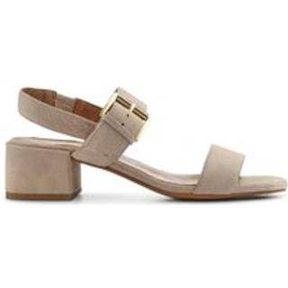 Jones Bootmaker Jones Bootmaker Cream Kassidy2 Smart Block Heel Sandals