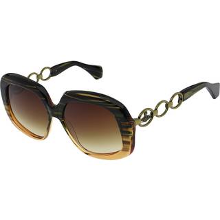 Vivienne Westwood VW5092 806 57 Solbriller Kvinder Brun - Shiny Faded Green Brown Horn - 57mm