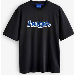 HUGO Nugibol 3D Logo Crew Neck T-Shirt Black