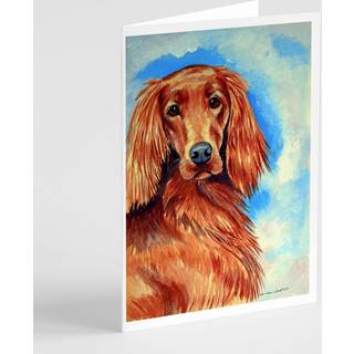 Irsk setter lykønskningskort og konvolutter pakning af 8