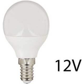 LEDlife 4W LED pære - P45, E14, 12V DC - Dæmpbar : Ikke dæmpbar, Kulør : Varm