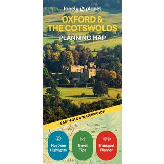Lonely Planet Planning Map: Oxford & the Cotswolds, Lonely Planet
