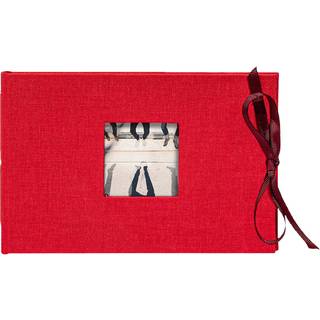 Kolo Noci Small 4x6 fotoalbum indeholder 24 fotos ideelle til bryllupper og babyb?ger r?d