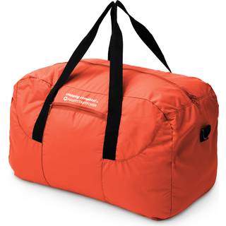 Faltbare Reisetasche, große Reisetasche faltbar, leichte Sporttasche groß faltbar, foldable travel bag big, 55 Liter, Orange